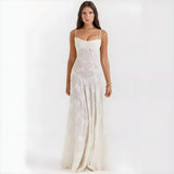 Annabelle Lace Wedding Guest Maxi Dress