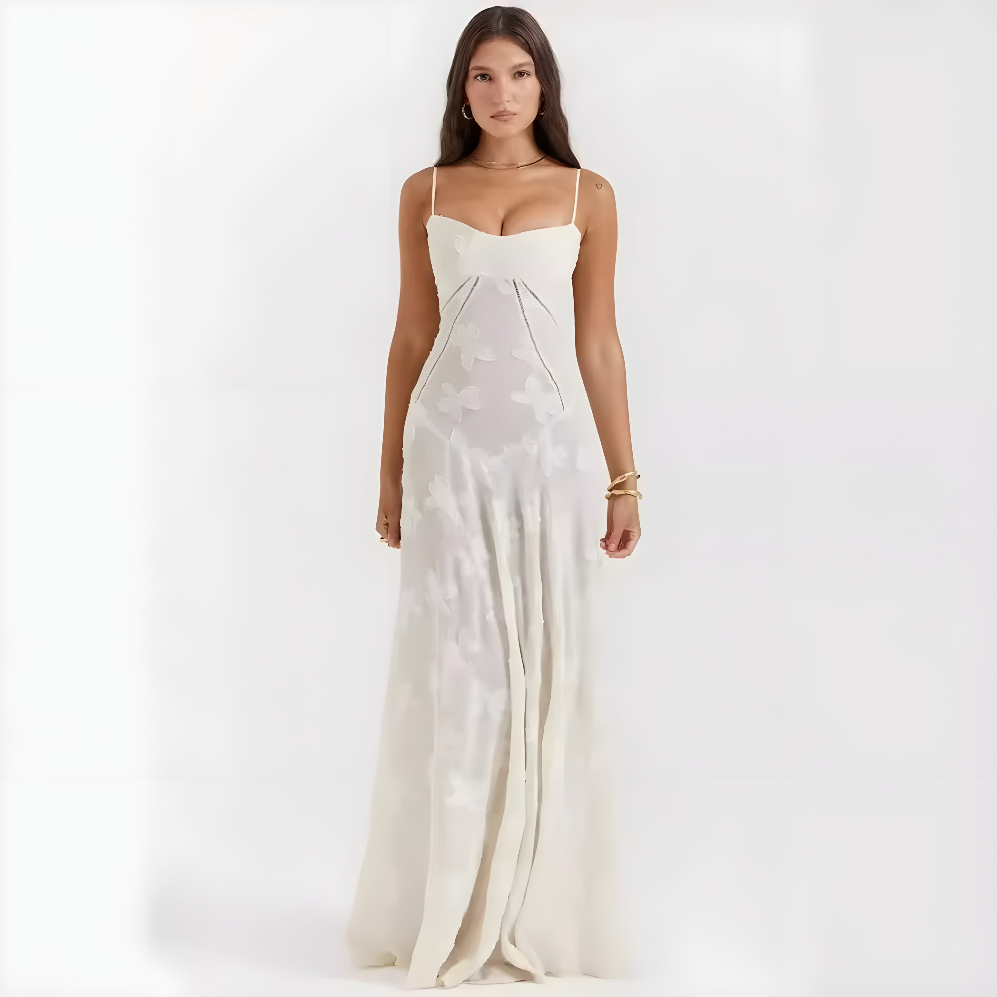 Annabelle Lace Wedding Guest Maxi Dress
