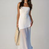 Valerie Asymmetrical Wedding Guest Maxi Dress