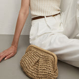 Legacy Sydney | Straw Clutch Bag