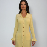 Sylvie Knit Smart Casual Summer Midi Dress