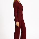 V-Neck Wide-Leg Jumpsuit