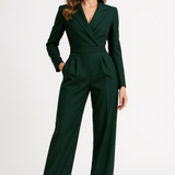 V-Neck Wide-Leg Jumpsuit