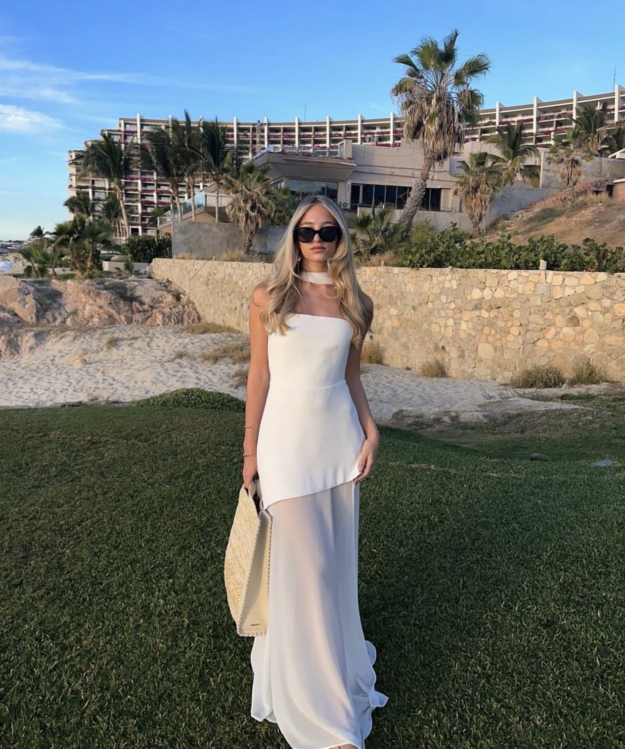 Valerie Asymmetrical Wedding Guest Maxi Dress