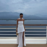 Valerie Asymmetrical Wedding Guest Maxi Dress