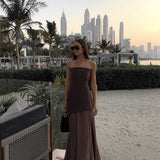 Valerie Asymmetrical Wedding Guest Maxi Dress