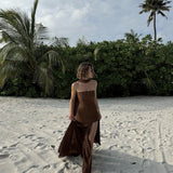 Valerie Asymmetrical Wedding Guest Maxi Dress