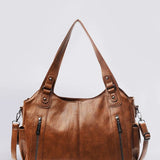 Legacy Sydney | Multi Pocket Leather Shoulder Bag