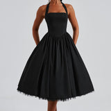 Elegant Esplendor Wedding Geust Midi Dress