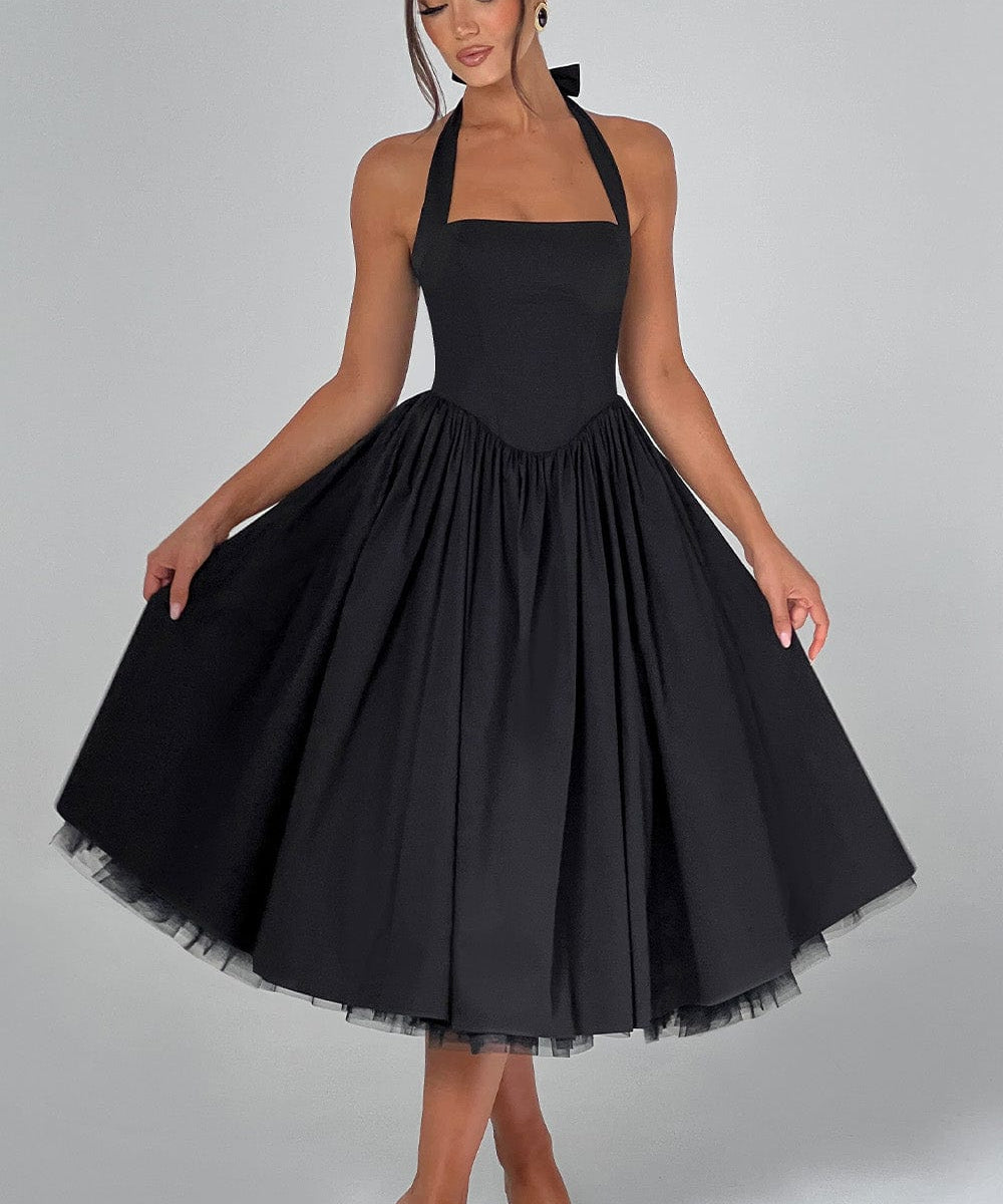 Elegant Esplendor Wedding Geust Midi Dress