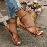 Legacy Sydney | Casual Roman Sandals with Zipper Back
