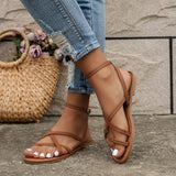 Legacy Sydney | Casual Roman Sandals with Zipper Back