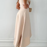 Women's Elegant Wrap Wedding Guest Maxi Dress