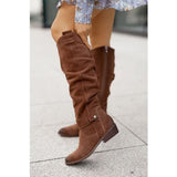 Women's Versatile Flat Knee High Boots