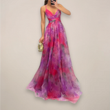 Women’s Floral Evening Maxi Dress