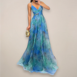 Women’s Floral Evening Maxi Dress