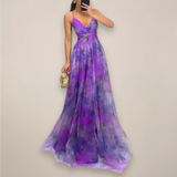 Women’s Floral Evening Maxi Dress