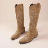 Modern Women’s Knee High Cowgirl Boots