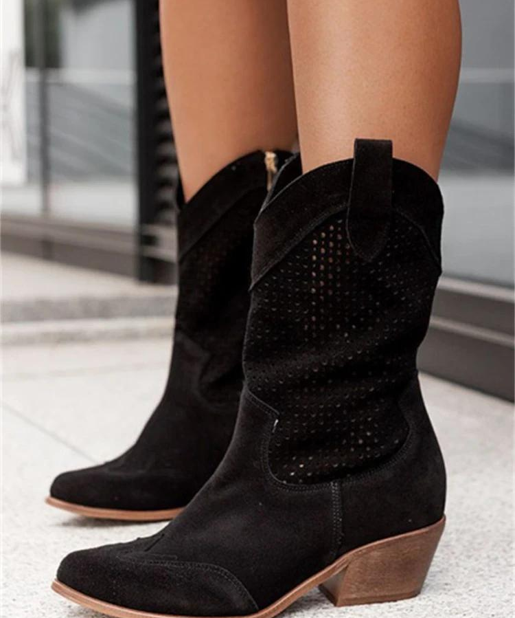 Elegant Heeled Women’s Cowgirl Boots