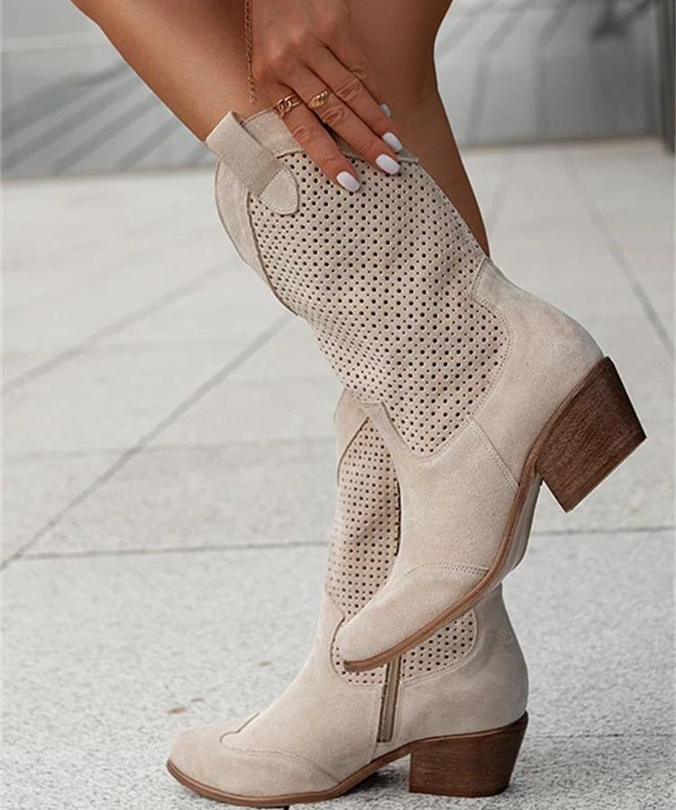 Elegant Heeled Women’s Cowgirl Boots