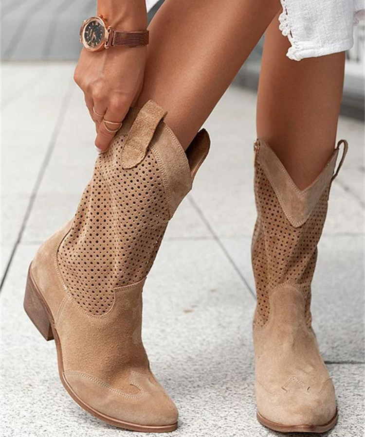 Elegant Heeled Women’s Cowgirl Boots