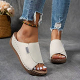 Legacy Sydney | Slip-On Wedge Sandals with Open Toe