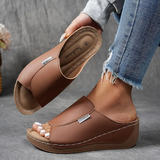 Legacy Sydney | Slip-On Wedge Sandals with Open Toe