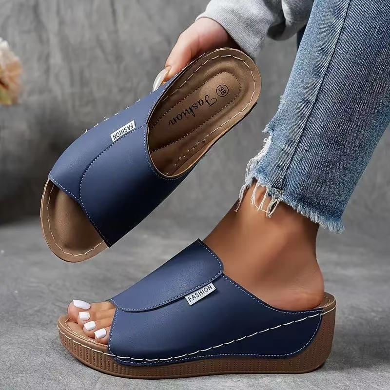Legacy Sydney | Slip-On Wedge Sandals with Open Toe