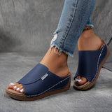 Legacy Sydney | Slip-On Wedge Sandals with Open Toe