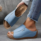 Legacy Sydney | Slip-On Wedge Sandals with Open Toe