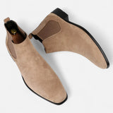 Legacy Sydney | Men’s Suede Square-Toe Chelsea Boots
