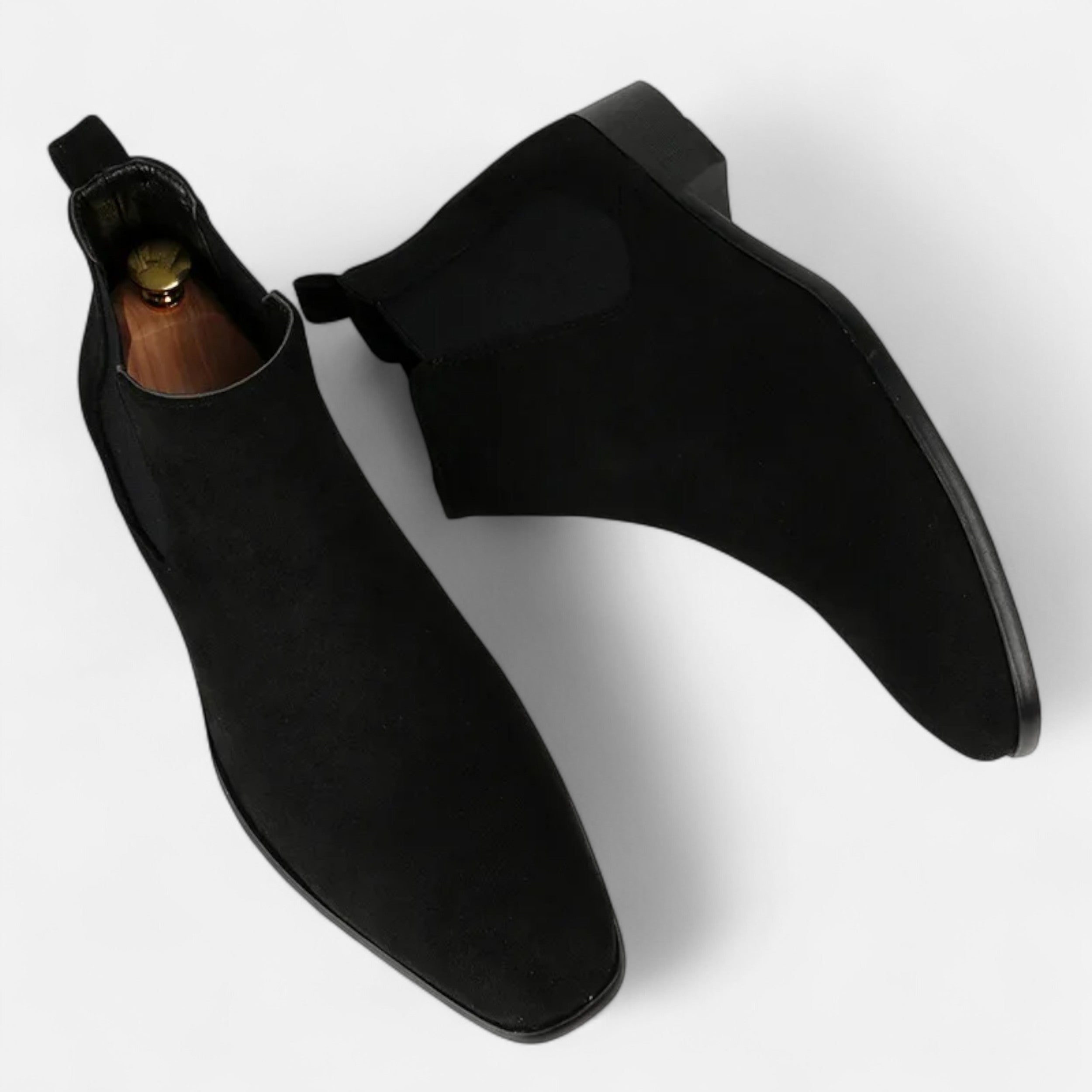 Legacy Sydney | Men’s Suede Square-Toe Chelsea Boots