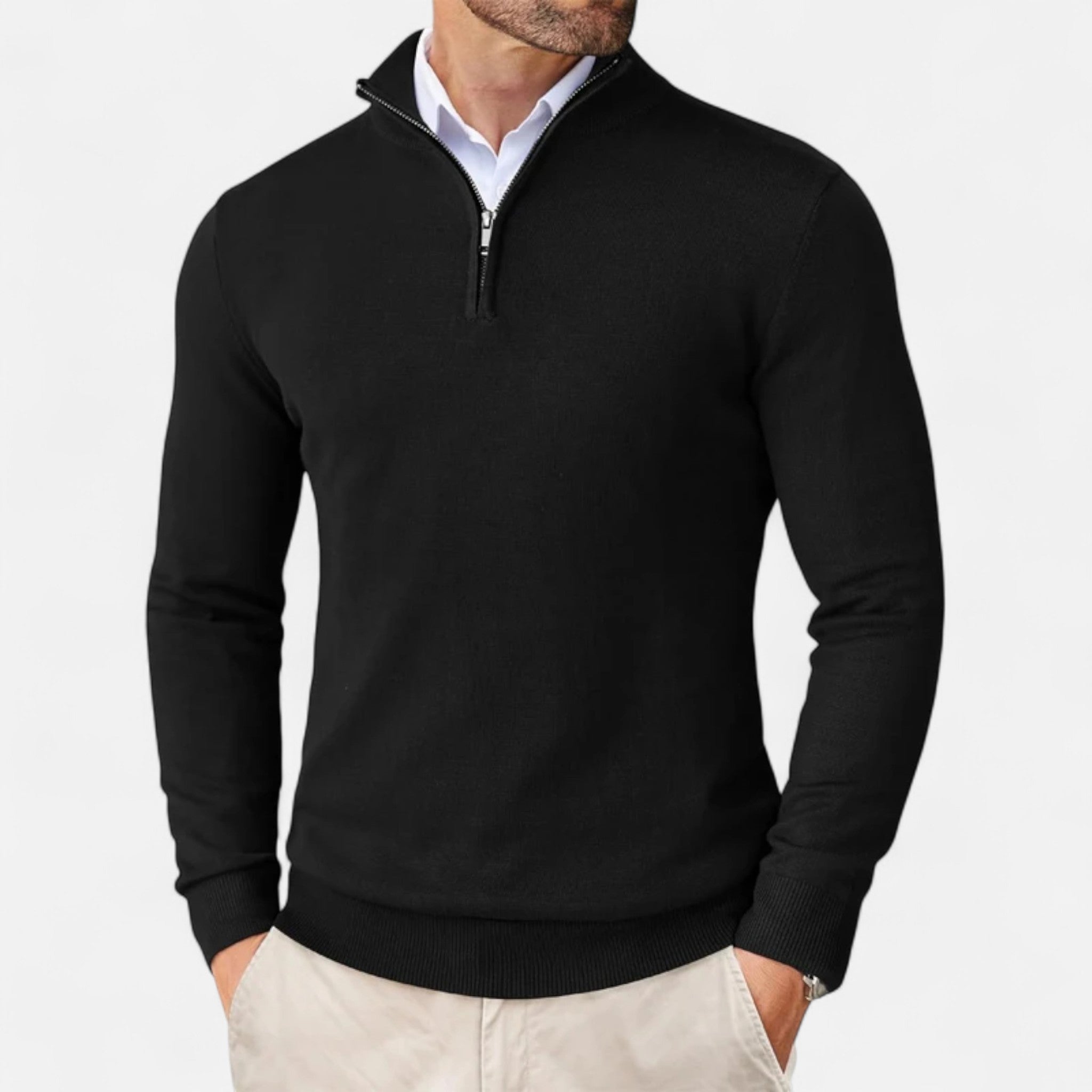 Legacy Sydney | Men’s Slim-Fit Sweater Quarter-Zip