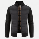Legacy Sydney | Men’s Fleece Stand-Collar Patchwork Jacket