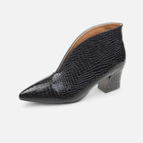 Legacy Sydney | Women’s Patent Leather V-Cut Ankle Boots