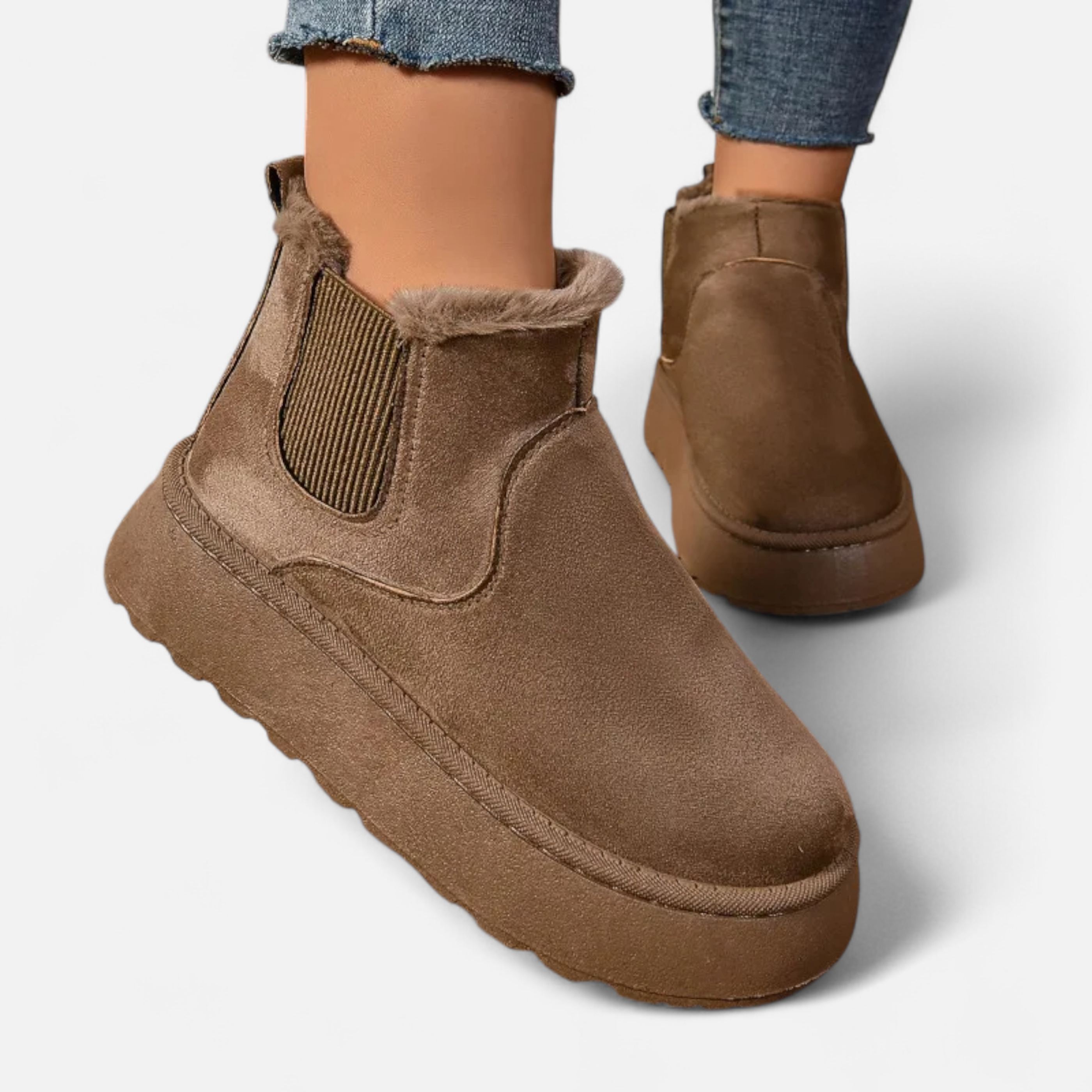 Legacy Sydney | Women’s Short Plush Platform Ankle Boots
