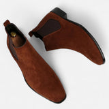 Legacy Sydney | Men’s Suede Square-Toe Chelsea Boots