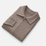 Legacy Sydney | Men’s Wool-Cashmere Zip Business Sweater