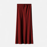 Legacy Sydney | Women's Elegant High-Waist Satin Skirt