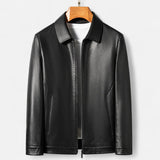 Legacy Sydney | Men’s PU Leather Jacket – Stand Collar Autumn Elegance