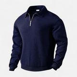 Legacy Sydney | Men’s Long-Sleeved Polo Shirt | Zipper Lapel