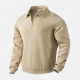 Legacy Sydney | Men’s Long-Sleeved Polo Shirt | Zipper Lapel