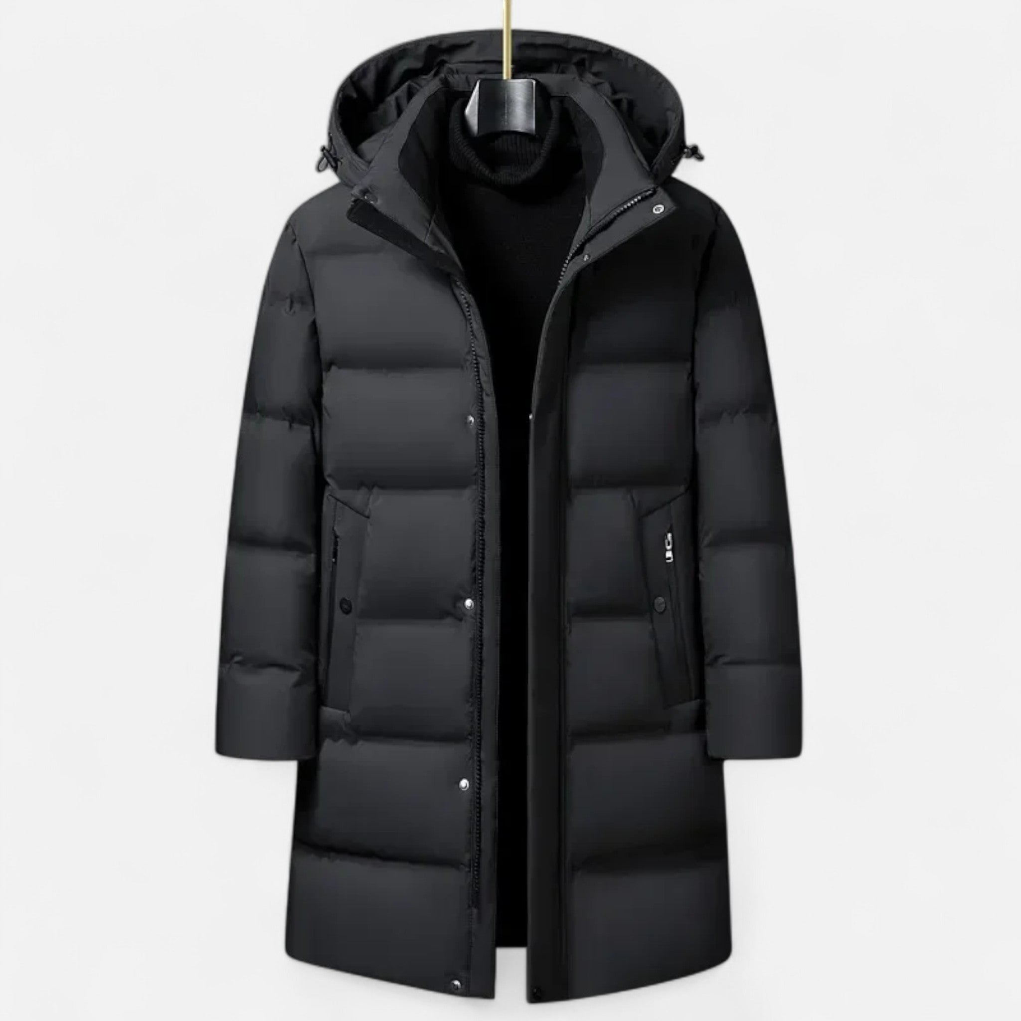 Legacy Sydney | Men’s Premium Winter Down Parka – Hooded Insulated Elegance