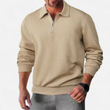Legacy Sydney | Men’s Long-Sleeved Polo Shirt | Zipper Lapel