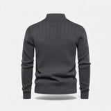 Legacy Sydney | Men’s Warm Minimalist Zippered Knit Sweater