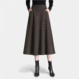Legacy Sydney | Women’s Elegant Tweed Skirt with Pockets