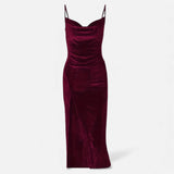 Legacy Sydney | Women’s Ruched Spaghetti Strap Evening Dress
