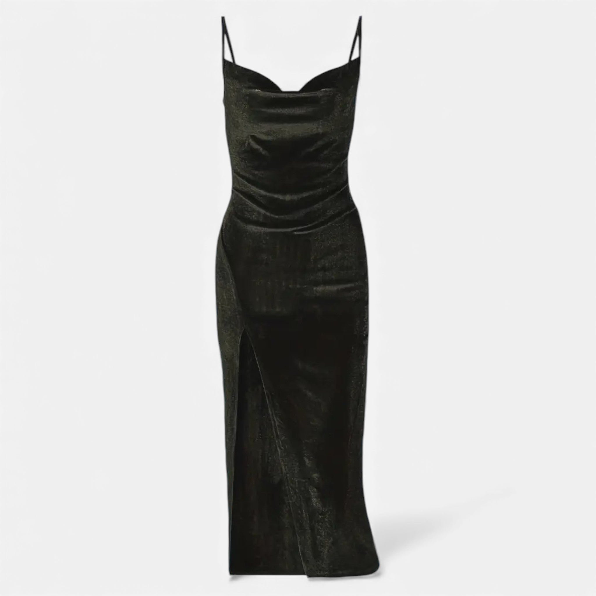Legacy Sydney | Women’s Ruched Spaghetti Strap Evening Dress