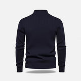 Legacy Sydney | Men’s Warm Minimalist Zippered Knit Sweater