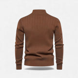 Legacy Sydney | Men’s Warm Minimalist Zippered Knit Sweater